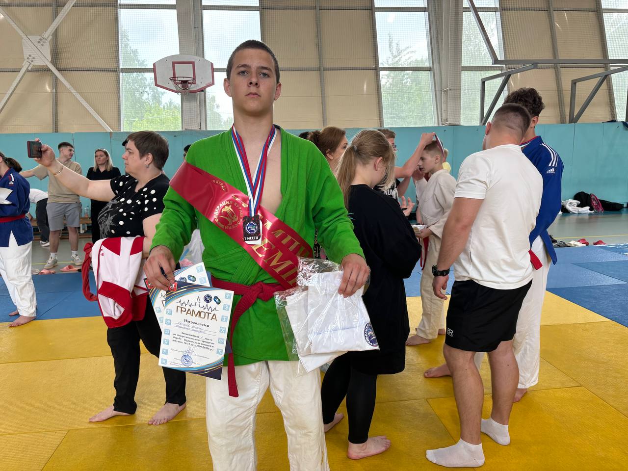 Володарский юноша победил в Межрегиональном турнире по Курашу.